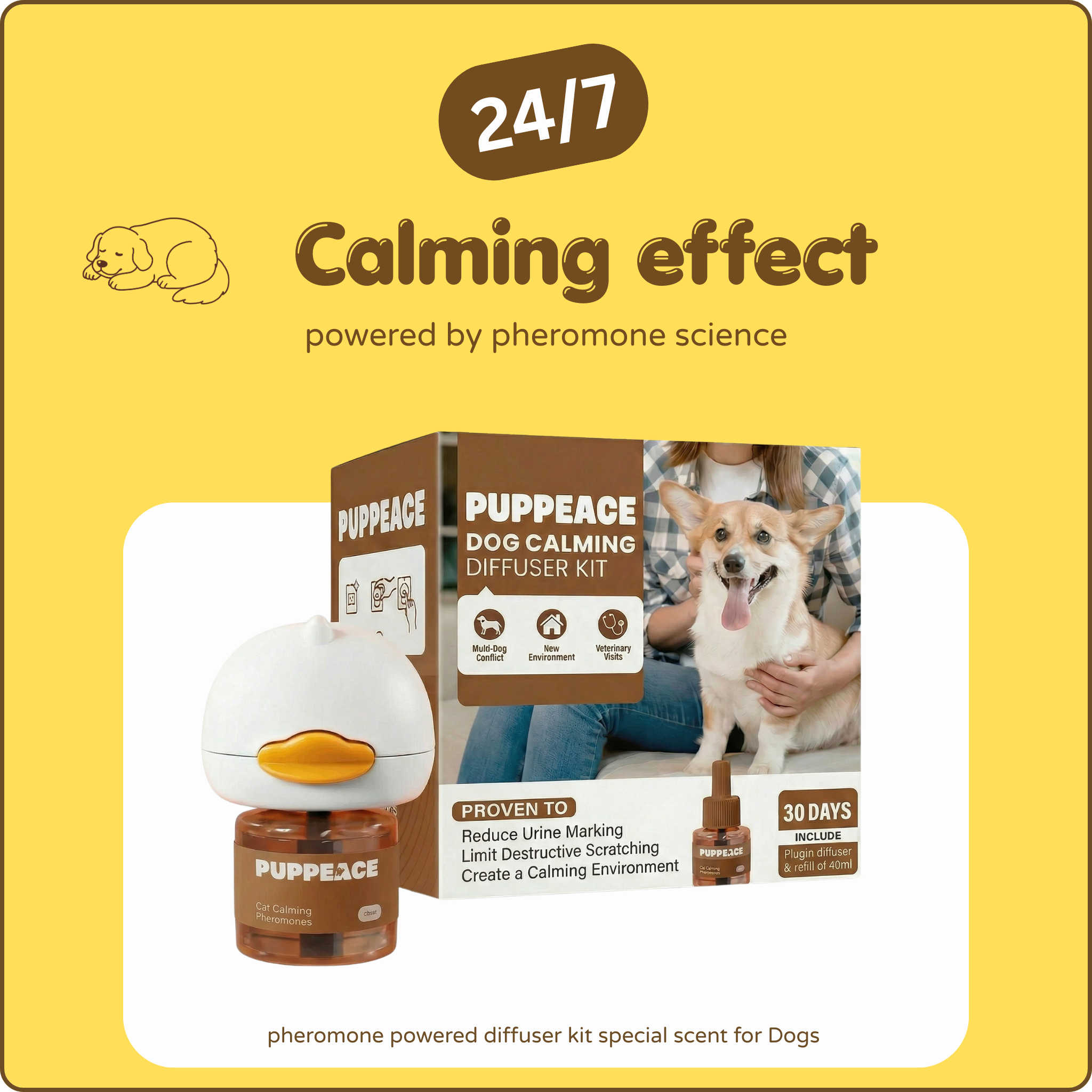 Dogs Calming Diffuser Kit